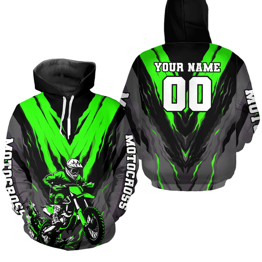 Personalized Motocross Hoodie Men Women Dirt Bike Racing Hoodie Custom Riding Shirt MH443