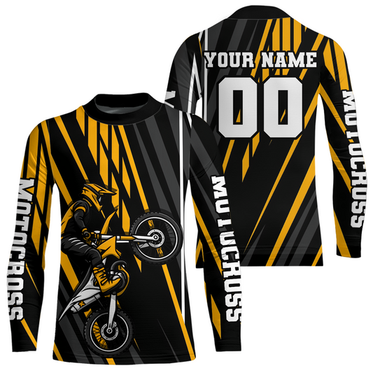 Orange Custom Motocross Jersey for Men Women Kid Dirt Bike Shirts Moto Racing Shirt XM461