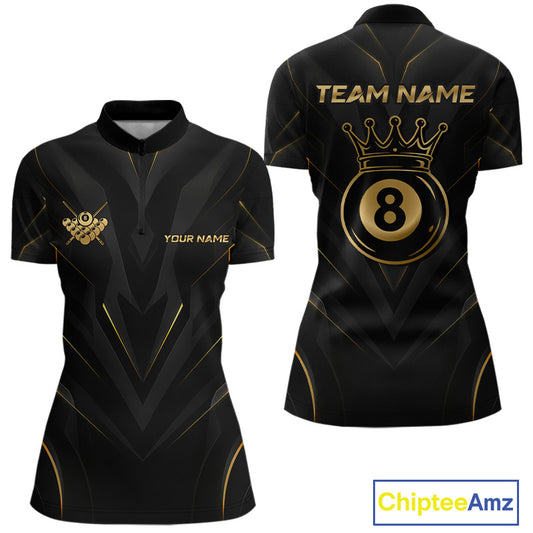 Black and gold sports jersey with 'Team Name' and 'Your Name' text on a white background