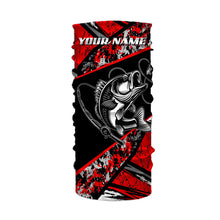 Load image into Gallery viewer, Personalized Bass Fishing Jerseys, Custom Long Sleeve Bass Fishing Tournament Fishing Shirts TTN95