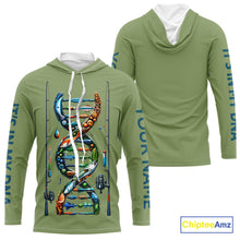 Load image into Gallery viewer, Fishing - It's in my DNA - UV protection fishing shirt for fisherman A72