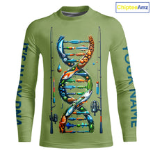 Load image into Gallery viewer, Fishing - It's in my DNA - UV protection fishing shirt for fisherman A72