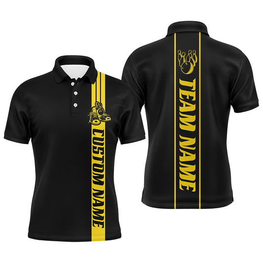 Custom Multi-Color Bowling Polo / Quarter-Zip Shirts For Men And Women, Bowling League Uniform For Bowlers IPHW6577