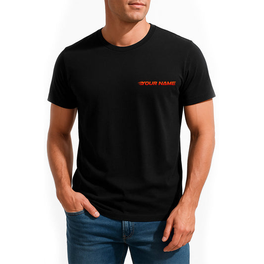 Custom Fire Flame Dragon Bowling T-Shirts For Men, Fierce Team Uniform IPHW9063