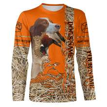 Load image into Gallery viewer, Irish Red & White Setter Dog Pheasant Hunting Blaze Orange Hunting Shirts, Pheasant Hunting Clothing FSD4174