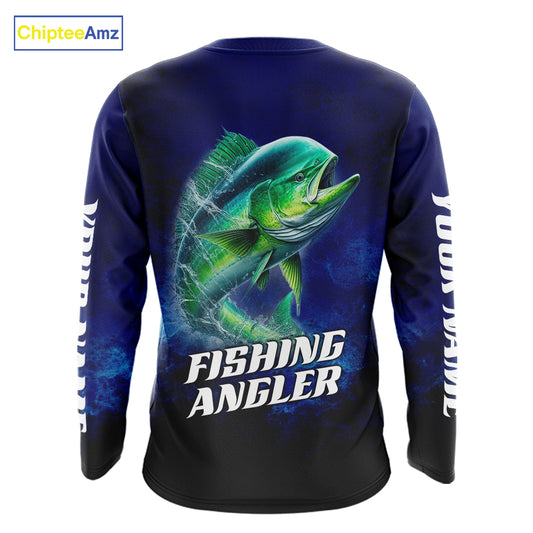 Personalized Mahi Mahi Fishing Hood UV Protection Saltwater Fishing Shirts NBT373