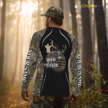 Load image into Gallery viewer, Deer Bow Hunting Camouflage Custom Name Shirts, Personalized Deer Hunting Clothes, Hunting Gifts NBT88