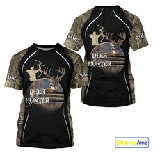Load image into Gallery viewer, Deer Bow Hunting Camouflage Custom Name Shirts, Personalized Deer Hunting Clothes, Hunting Gifts NBT88