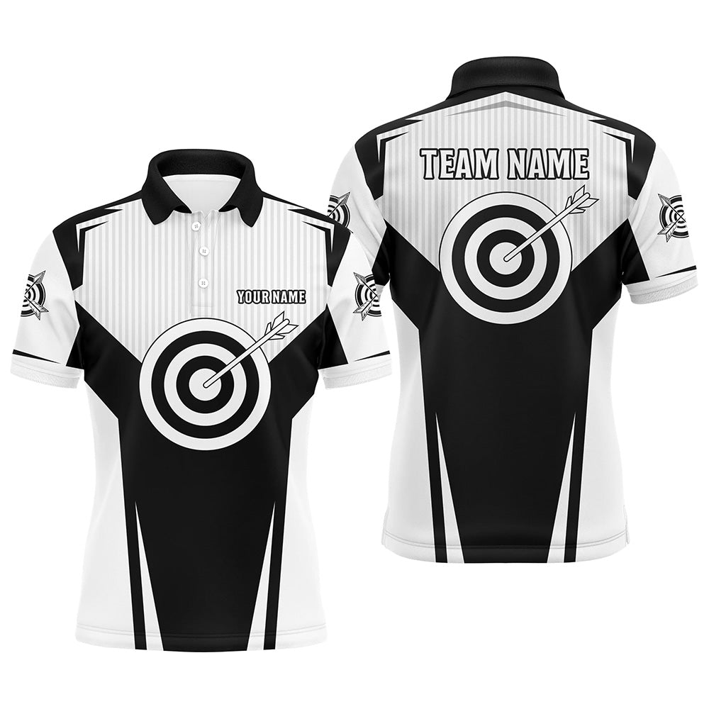 Black Archery Jerseys Polo Shirts For Men Custom Team Name Archery Uniform Jerseys Shirts TDM0706