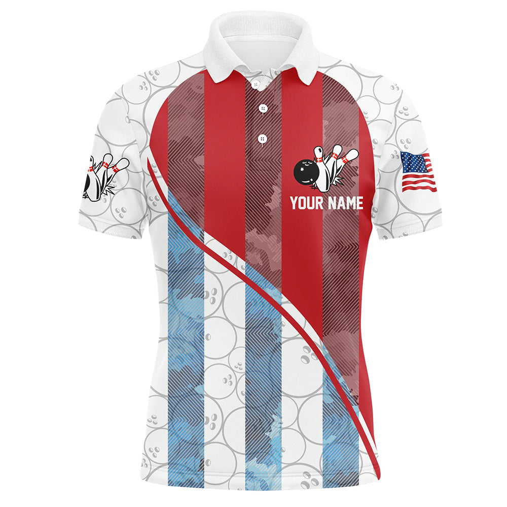 Bowling Shirt for Men Bowling Tournament Jersey Unisex Polo Bowling Shirt QZT273