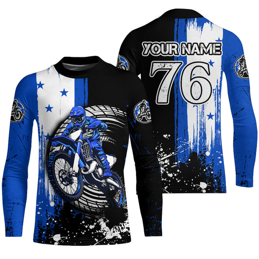Custom Dirt Bike Jersey Patriotic Motocross Jersey Upf30+ Mens Women Motocross Shirt| CTP17