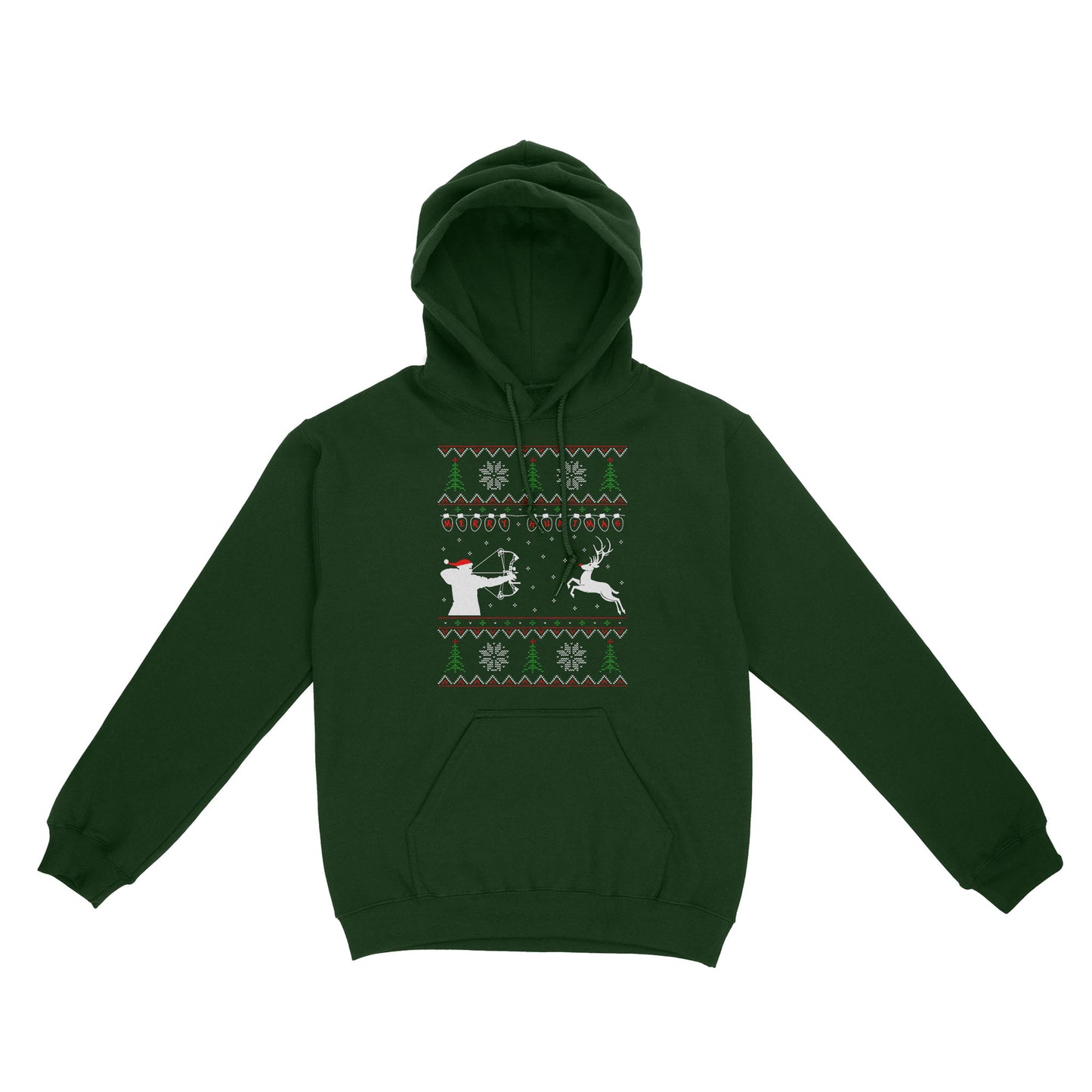 Merry Huntmas Deer hunting Christmas gifts | Hoodie - FSD3524 D02