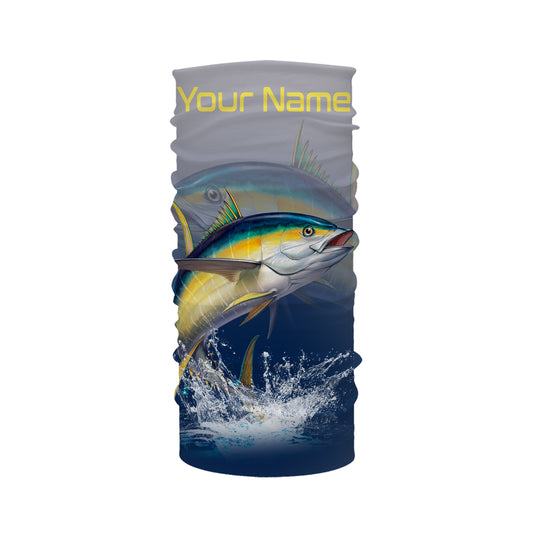 Tuna saltwater fishing personalized custom name performance long sleeve fishing shirts uv protection NQS3765