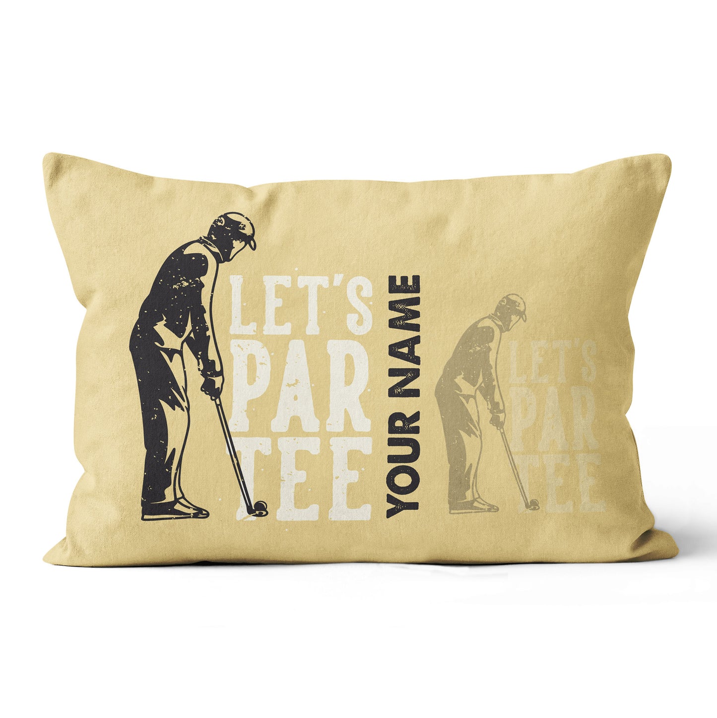 Lets Par Tee Vintage Custom Golf Pillow Personalized Best Golfing Gifts LDT1143