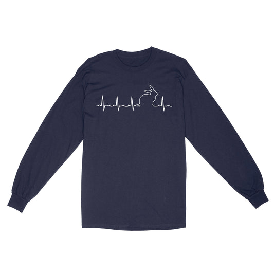 Men’s Rabbit hunting Shirt, Rabbit Pulse Heartbeat Long sleeve - FSD3787 D06