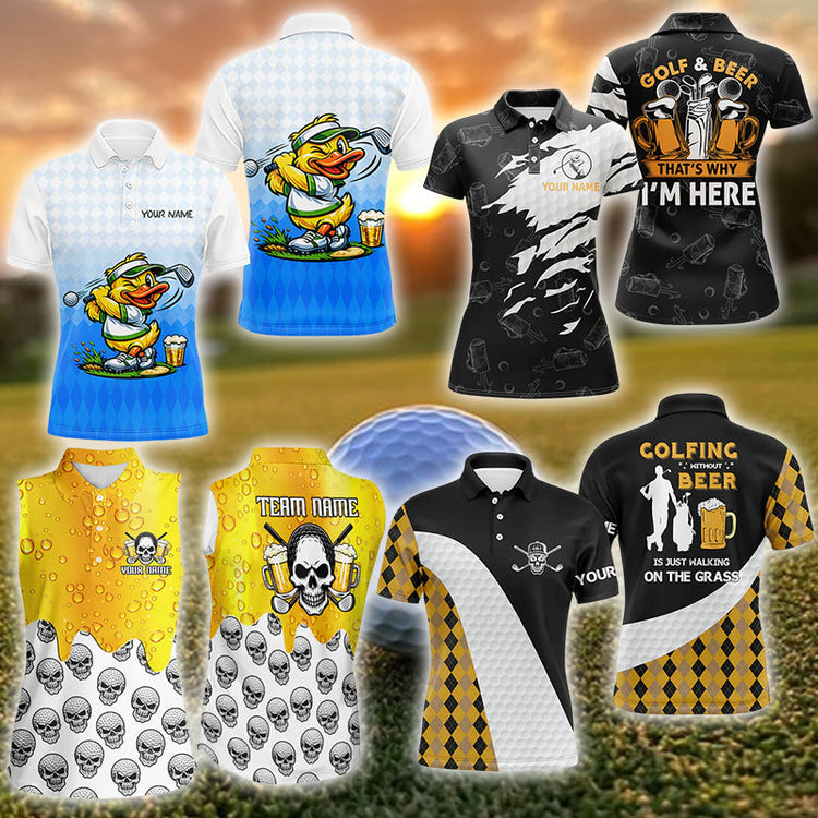 beer golf shirts
