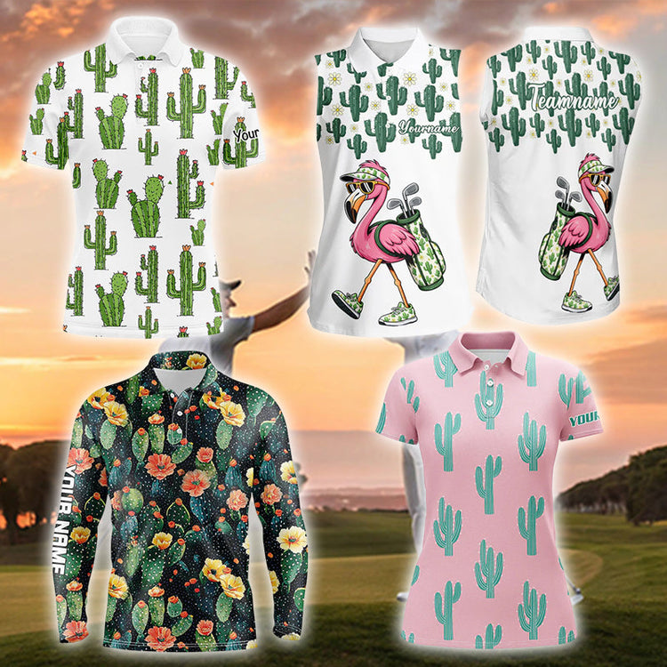 cactus golf shirt