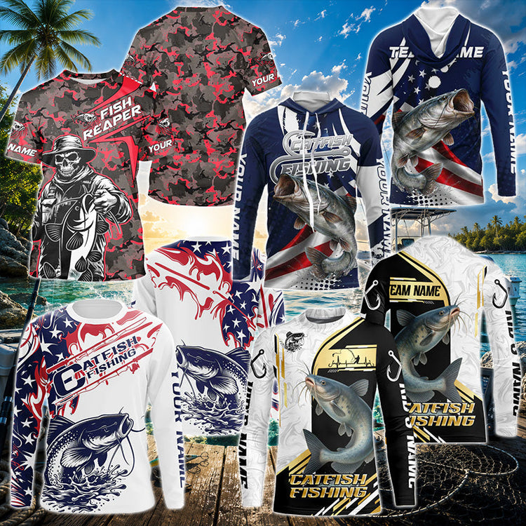 catfish fishing shirts