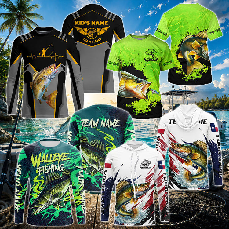 walleye fishing shirts