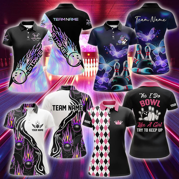 womens bowling shirts
