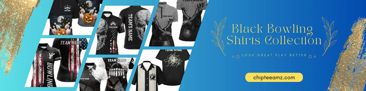black bowling shirt