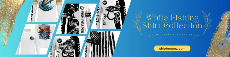 white fishing shirt