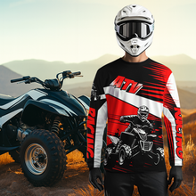 Load image into Gallery viewer, Custom Red ATV Motocross Jersey for Adult Kids Youth Quad Dirt Bike Racing Shirt For Men Women NHN001