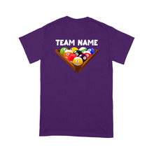 Load image into Gallery viewer, Custom Billiard T-Shirts For Pool Players | 8 Ball Shirt, Personalized Billiards Team Shirt TDM3887