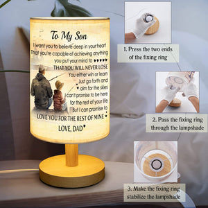 Father Son Fishing Table Lamp Son Gifts from Dad, Father and Son Fishing Lamp gift for Son CTNL1