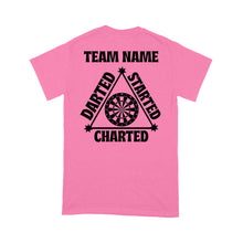Load image into Gallery viewer, Darted Started Charted Custom Dart Team Shirts For Men-Women, Darts For Gift NYN0179