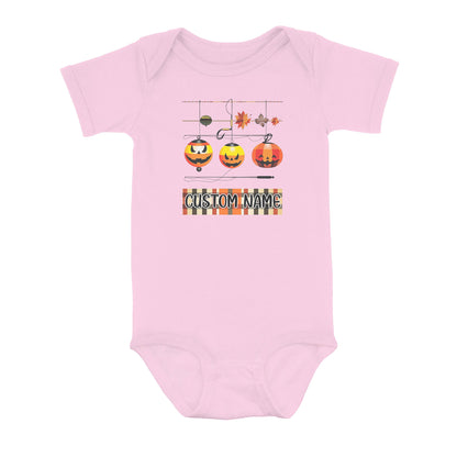 Cute Fishing Bobbers Custom Halloween Infant Fishing Shirts, Fall Fishing Newborn Baby Onesie IPHW7147