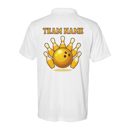 Bowling and beer custom team name Bowling Performance Polo shirt, bowling team jerseys D02 NQS9919