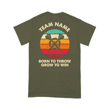Load image into Gallery viewer, Born To Throw Grow To Win Custom Dart Team Shirts For Men-Women, Darts For Gift NYN0165