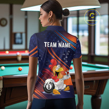 Load image into Gallery viewer, Funny Chicken Billiard Shirts for Women Custom 8 Ball Billiard Jersey Pool Shirt Polo &amp; 1/4-Zip BHT6