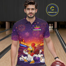Load image into Gallery viewer, Custom Funny Kitchen Bowling Team Shirt for Men Bowling Jersey Polo &amp; Quarter-Zip Bowling Outfit QZT885