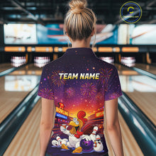 Load image into Gallery viewer, Custom Funny Kitchen Bowling Team Shirt for Women Bowling Jersey Polo &amp; Quarter-Zip Bowling Outfit QZT885