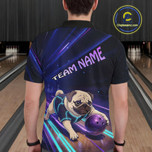 Load image into Gallery viewer, Funny Pug Dog Bowling Team Shirt for Men Custom Bowling Jersey Polo &amp; 1/4-Zip Bowling Unisex QZT908