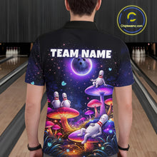 Load image into Gallery viewer, Mystic Bowling Night Garden Custom Bowling Team Shirt for Men Bowling Jersey Polo &amp; Quarter-Zip QZT990
