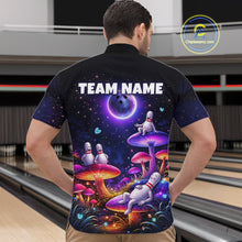Load image into Gallery viewer, Mystic Bowling Night Garden Custom Bowling Team Shirt for Men Bowling Jersey Polo &amp; Quarter-Zip QZT990