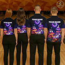 Load image into Gallery viewer, Mystic Bowling Night Garden Custom Bowling Team Shirt for Men Bowling Jersey Polo &amp; Quarter-Zip QZT990