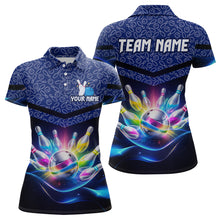 Load image into Gallery viewer, Personalized Bowling Team Shirt for Women  Polo &amp; 1/4 Zip Bowling Jersey League QZT839
