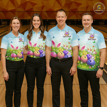 Load image into Gallery viewer, Funny Easter Bowling Shirt Custom Bowling Team Jersey for Women Polo &amp; 1/4 Zip QZT979