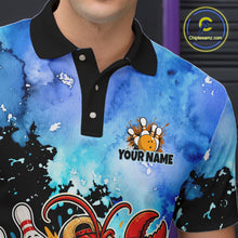 Load image into Gallery viewer, Custom Funny Crawfish Bowling Team Jersey for Men Bowling Shirt Polo &amp; 1/4 Zip QZT1015