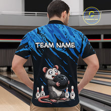 Load image into Gallery viewer, Custom Funny Opossum Bowling Team Jersey Ugly Bowling Shirt League for Men Bowling Gift QZT846