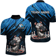 Load image into Gallery viewer, Custom Funny Opossum Bowling Team Jersey Ugly Bowling Shirt League for Men Bowling Gift QZT846