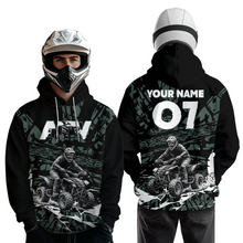 Load image into Gallery viewer, Custom ATV Motocross Hoodie Green Quad Bike Hoodie Men Women Kid Racing Off-Road MHT201
