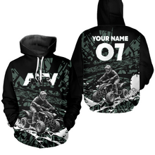 Load image into Gallery viewer, Custom ATV Motocross Hoodie Green Quad Bike Hoodie Men Women Kid Racing Off-Road MHT201