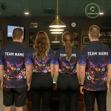 Load image into Gallery viewer, Custom Owl Witch Billiard Shirt for Men 8 Ball Billiard Jersey Pool Shirt Polo &amp; 1/4 Zip Unisex BHT3