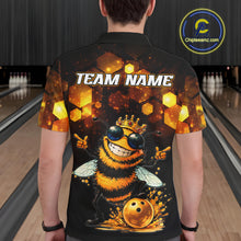 Load image into Gallery viewer, Funny Bee Bowling Shirt for Men Custom Bowling Team Jersey Bowling Outfit Polo &amp; Quarter-Zip QZT952