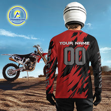 Load image into Gallery viewer, Red Custom Motocross Jersey for Men Women Kid Dirt Bike Shirts Motorcycle Shirt XM456